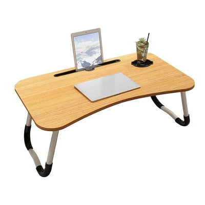 Multifunctional Foldable Wooden Laptop Stand